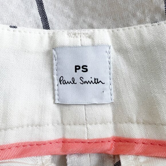 Paul Smith Cotton Wool Wide Straight Flare Leg Trouser Pants Preppy Academia 38 - Picture 3 of 10
